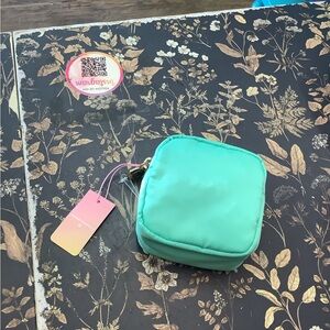 Stoney Clover Lane Target Aqua Cosmetic Bag